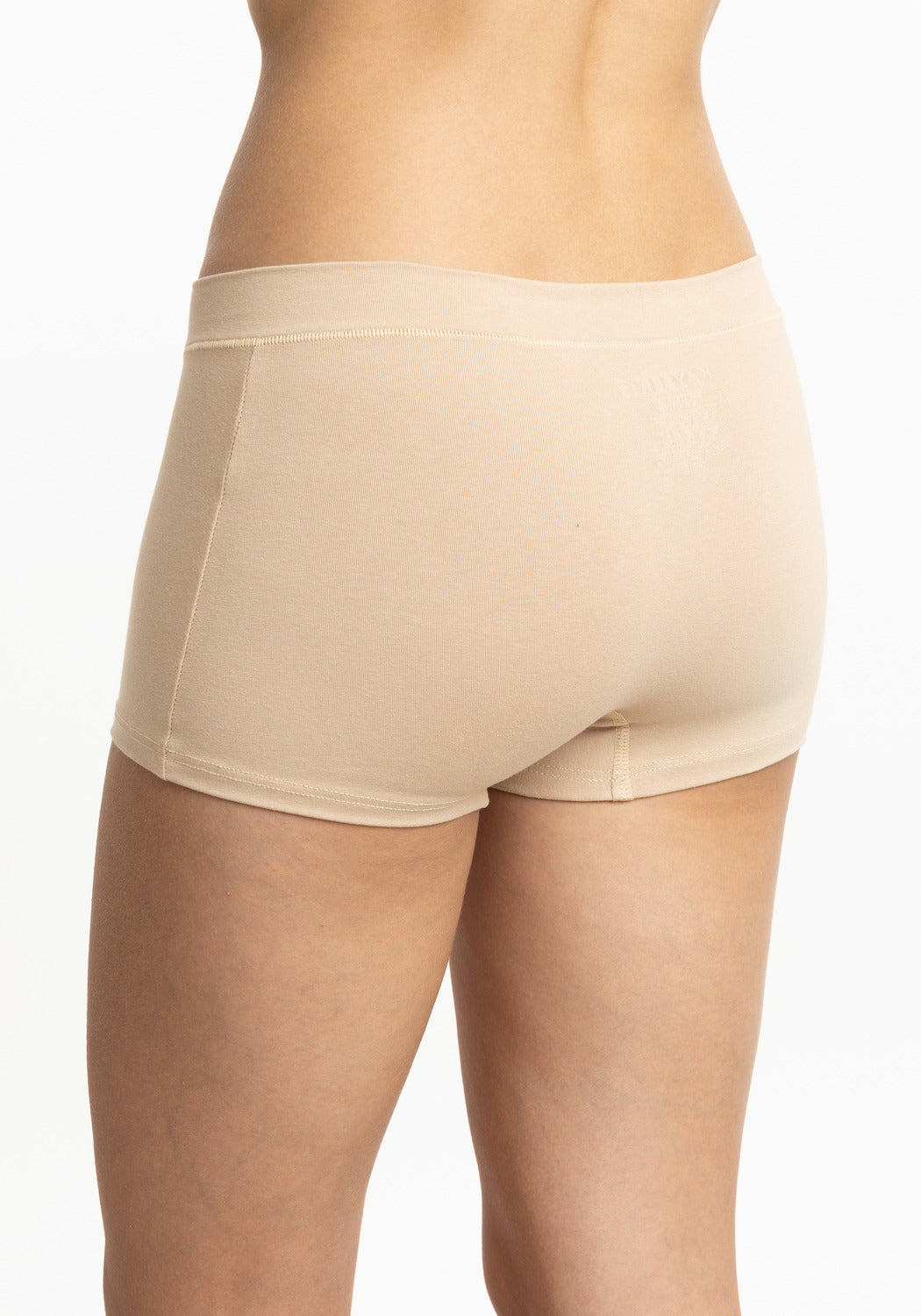 BÓXER DE ALGODÓN BEIGE DE MUJER