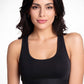PETO KAYSER DE ALGODÓN NEGRO DE MUJER