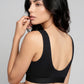 PETO KAYSER DE ALGODÓN NEGRO DE MUJER
