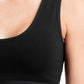 PETO KAYSER DE ALGODÓN NEGRO DE MUJER