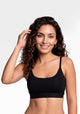 PETO DE ALGODÓN NEGRO DE MUJER