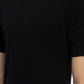 CAMISETA DE MANGA CORTA ALGODÓN NEGRO DE HOMBRE