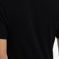 CAMISETA DE MANGA CORTA ALGODÓN NEGRO DE HOMBRE