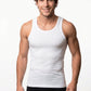 CAMISETA DE SIN MANGA ALGODÓN BLANCO DE HOMBRE