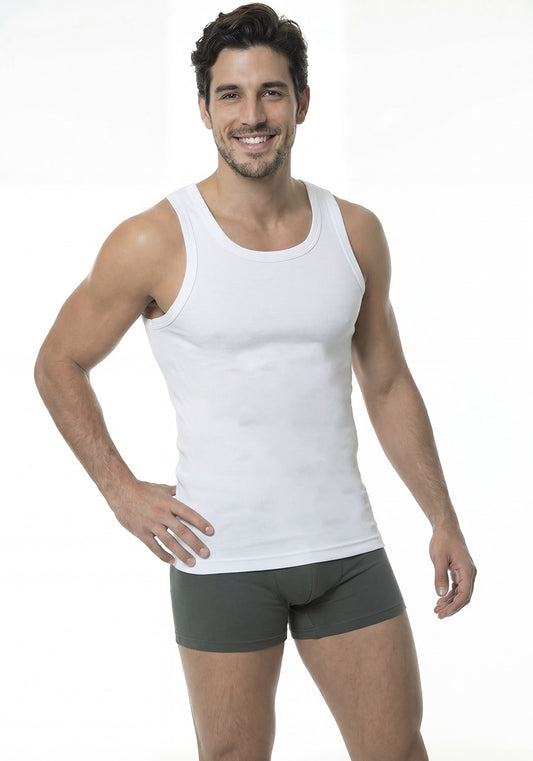 CAMISETA SIN MANGA ALGODÓN