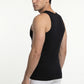 CAMISETA DE SIN MANGA ALGODÓN NEGRO DE HOMBRE