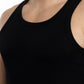 CAMISETA DE SIN MANGA ALGODÓN NEGRO DE HOMBRE