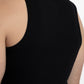 CAMISETA DE SIN MANGA ALGODÓN NEGRO DE HOMBRE