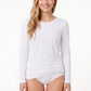 CAMISETA MANGA LARGA SUPER SOFT BLANCO MUJER