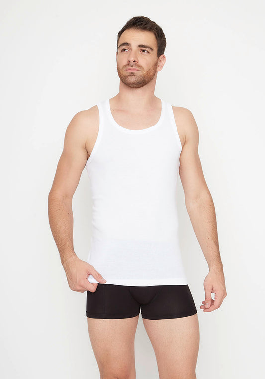 CAMISETA SIN MANGA ALGODÓN