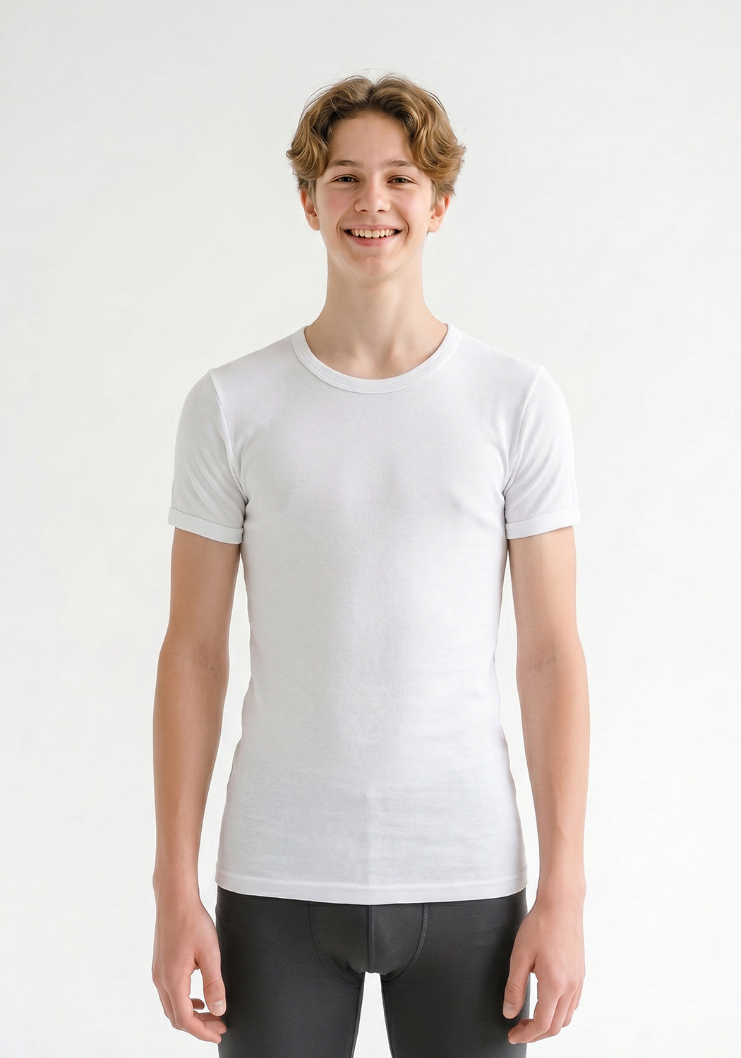 CAMISETA MANGA CORTA UNISEX ALGODÓN BLANCO UNISEX