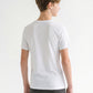 CAMISETA MANGA CORTA UNISEX ALGODÓN BLANCO UNISEX