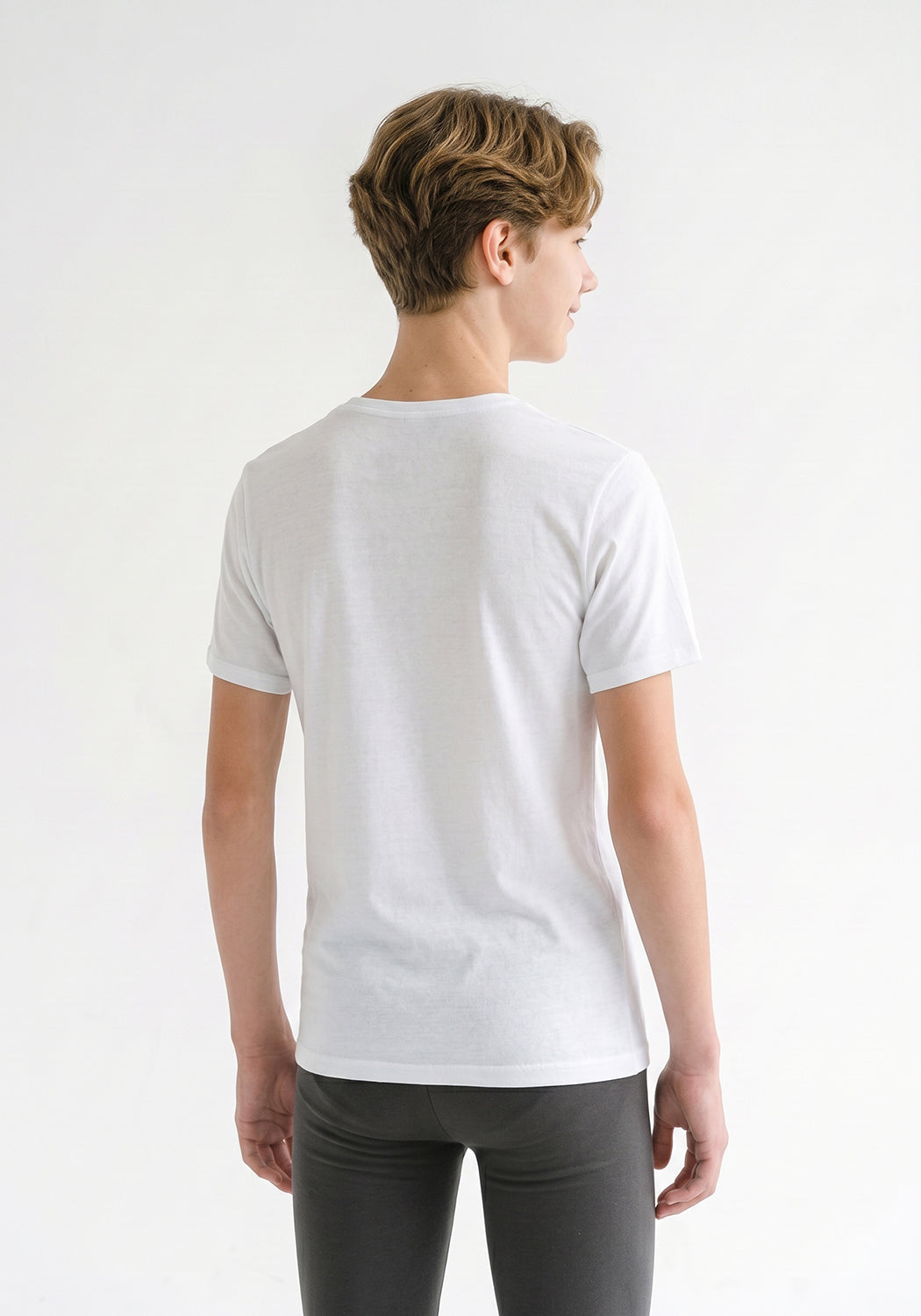 CAMISETA MANGA CORTA UNISEX ALGODÓN BLANCO UNISEX