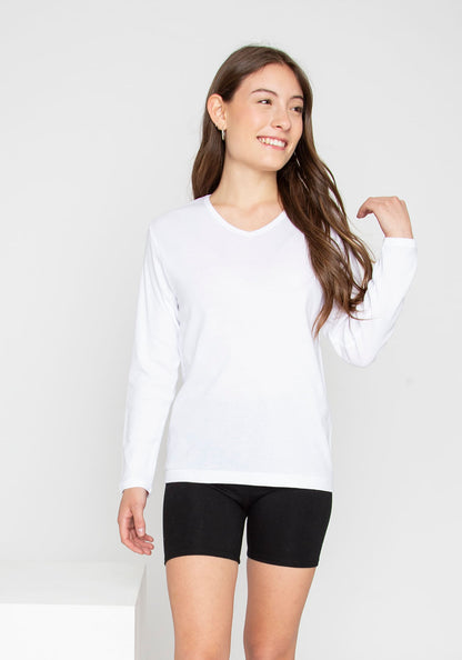 CAMISETA ALGODÓN MANGA LARGA