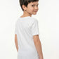 CAMISETA MANGA CORTA UNISEX ALGODÓN BLANCO DE UNISEX