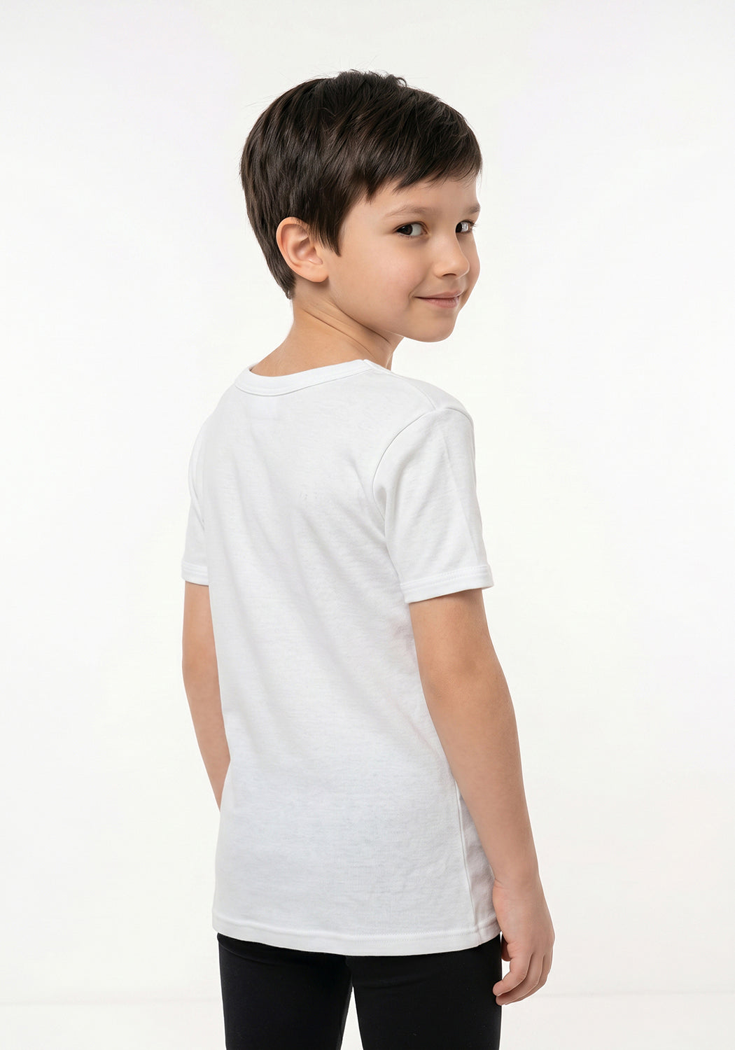 CAMISETA MANGA CORTA UNISEX ALGODÓN BLANCO DE UNISEX