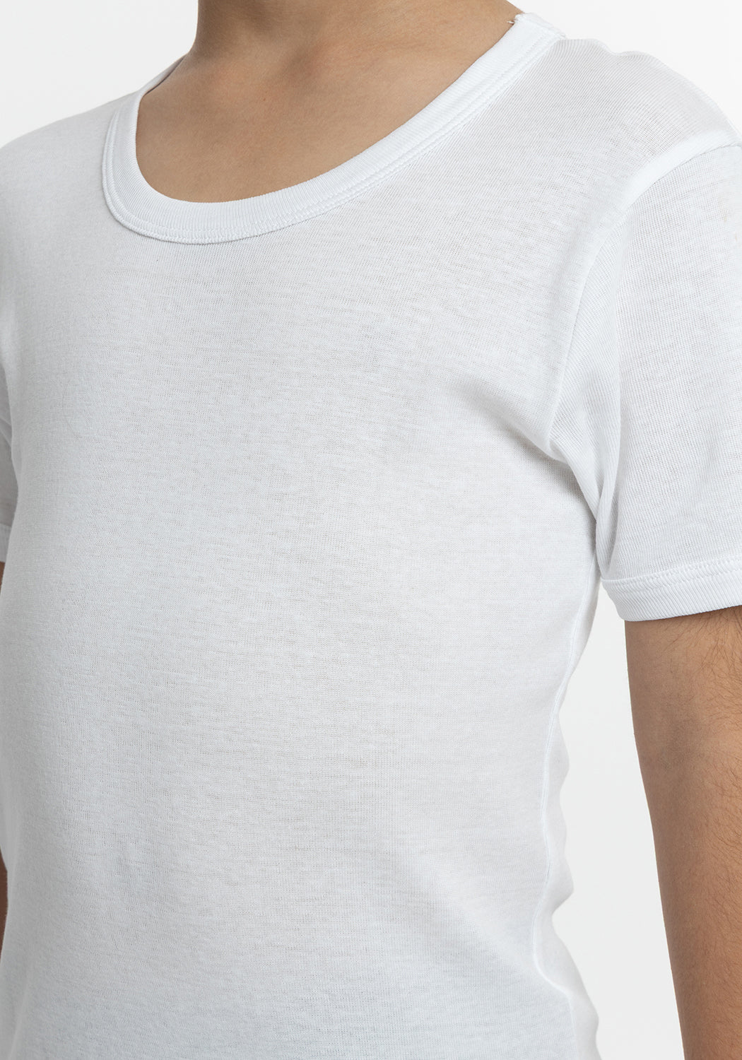 CAMISETA MANGA CORTA UNISEX ALGODÓN BLANCO DE UNISEX