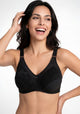 SOSTÉN DE MICROFIBRA  KAYSER SIN SOFT NEGRO MUJER