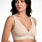 SOSTÉN DE MICROFIBRA BEIGE DE MUJER