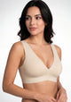 SOSTÉN DE MICROFIBRA BEIGE DE MUJER