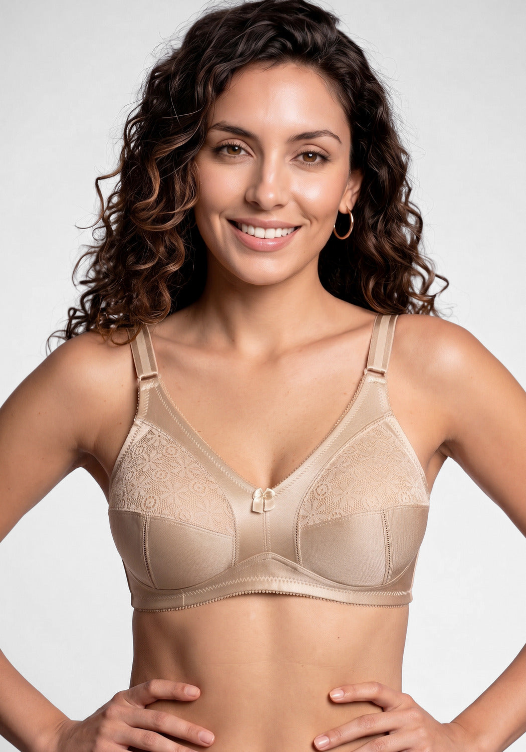 SOSTÉN KAYSER DE MICROFIBRA BEIGE DE MUJER