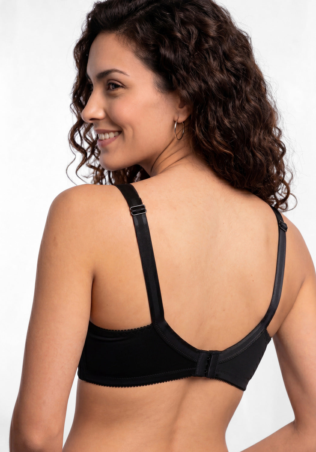 SOSTÉN DE MICROFIBRA SOFT NEGRO MUJER