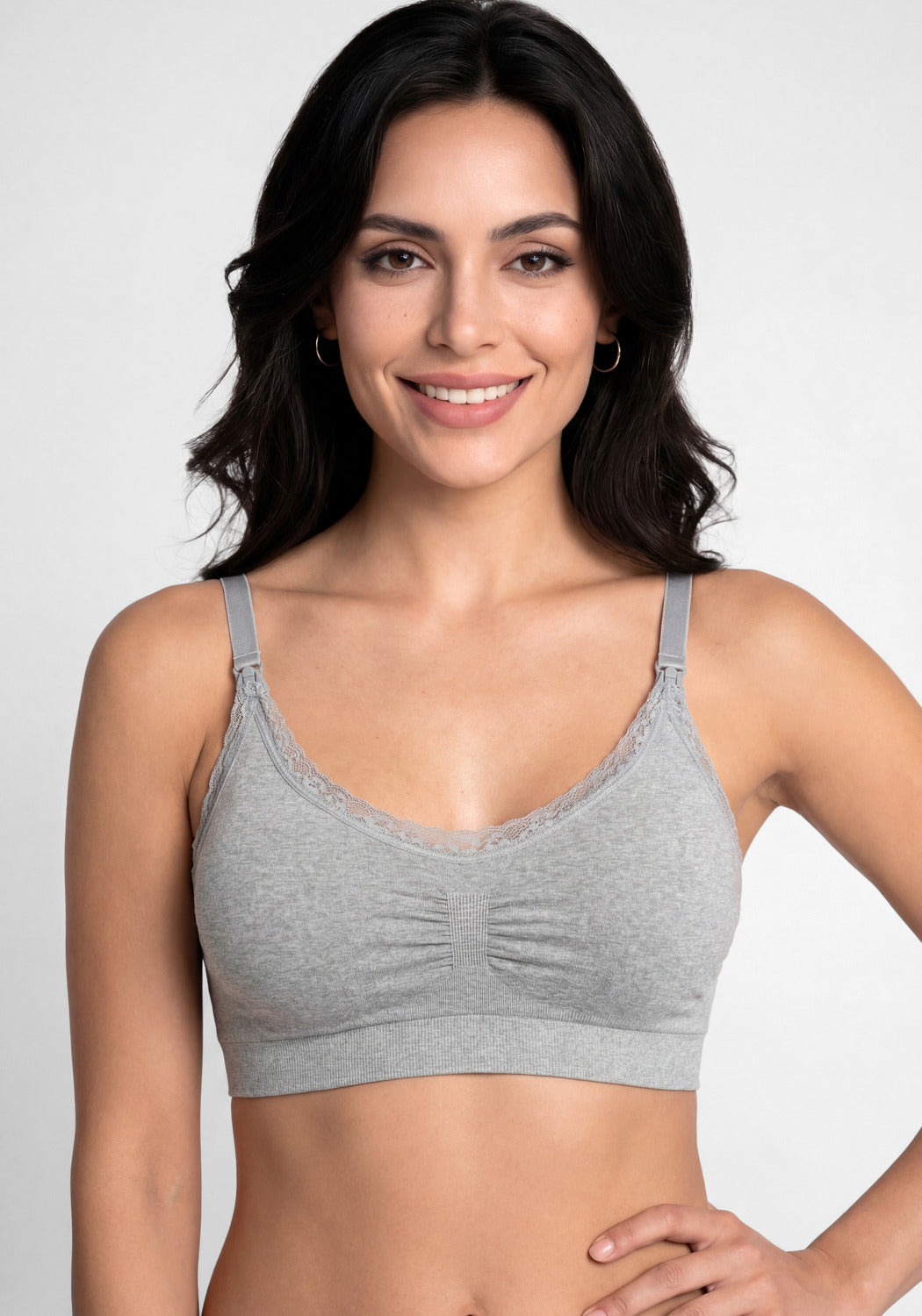 SOSTÉN MATERNAL SIN COSTURA GRIS DE MUJER