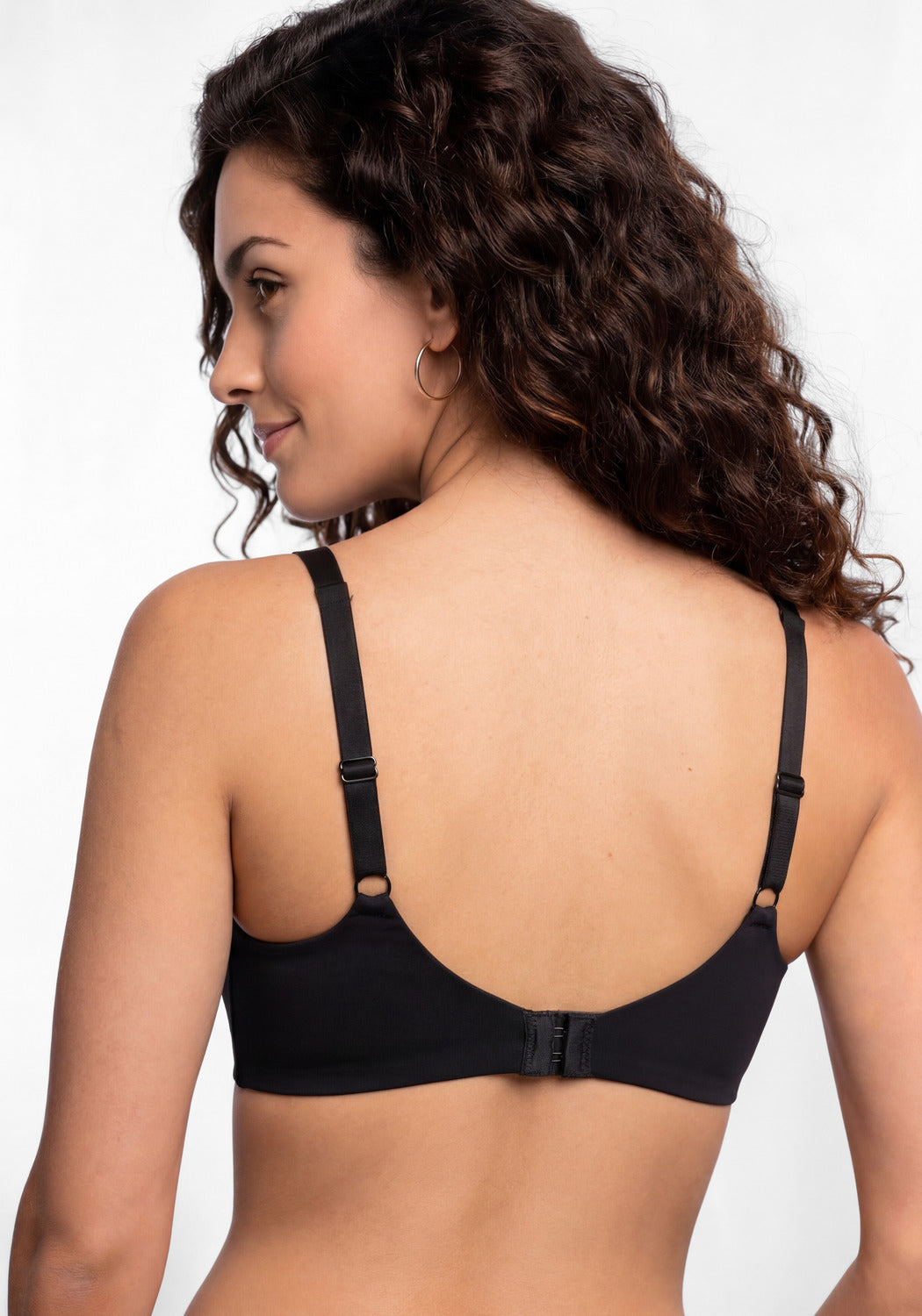 SOSTÉN DE MICROFIBRA SOFT NEGRO DE MUJER