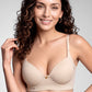 SOSTÉN DE MICROFIBRA BEIGE MUJER