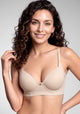 SOSTÉN DE MICROFIBRA BEIGE MUJER