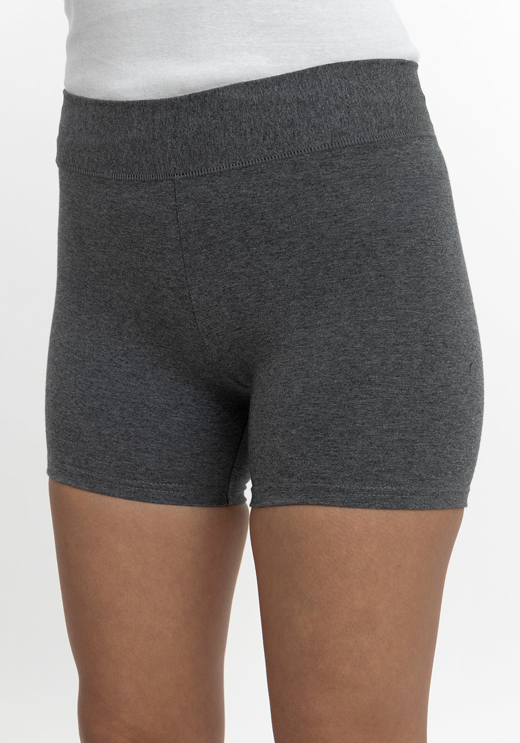 CALZA CORTA DE ALGODÓN GRIS DE TEENS MUJER