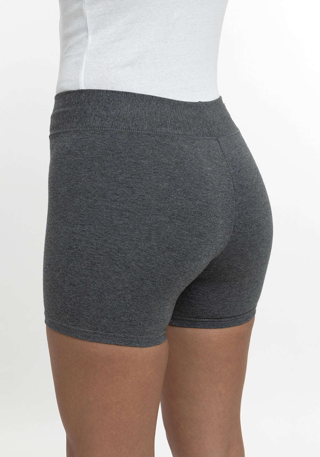 CALZA CORTA DE ALGODÓN GRIS DE TEENS MUJER