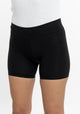 CALZA CORTA DE ALGODÓN NEGRO DE TEENS MUJER