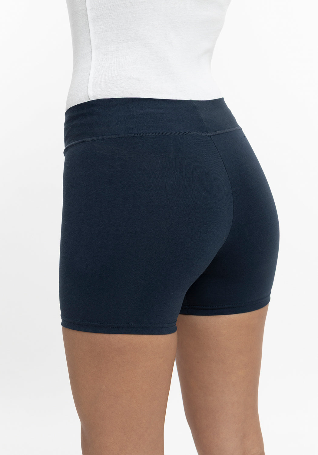 CALZA CORTA DE ALGODÓN AZUL DE KIDS MUJER
