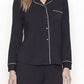 PIJAMA NEGRO ALGODON