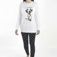 PIJAMA ALGODON BLANCO MUJER