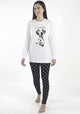 PIJAMA ALGODON BLANCO MUJER
