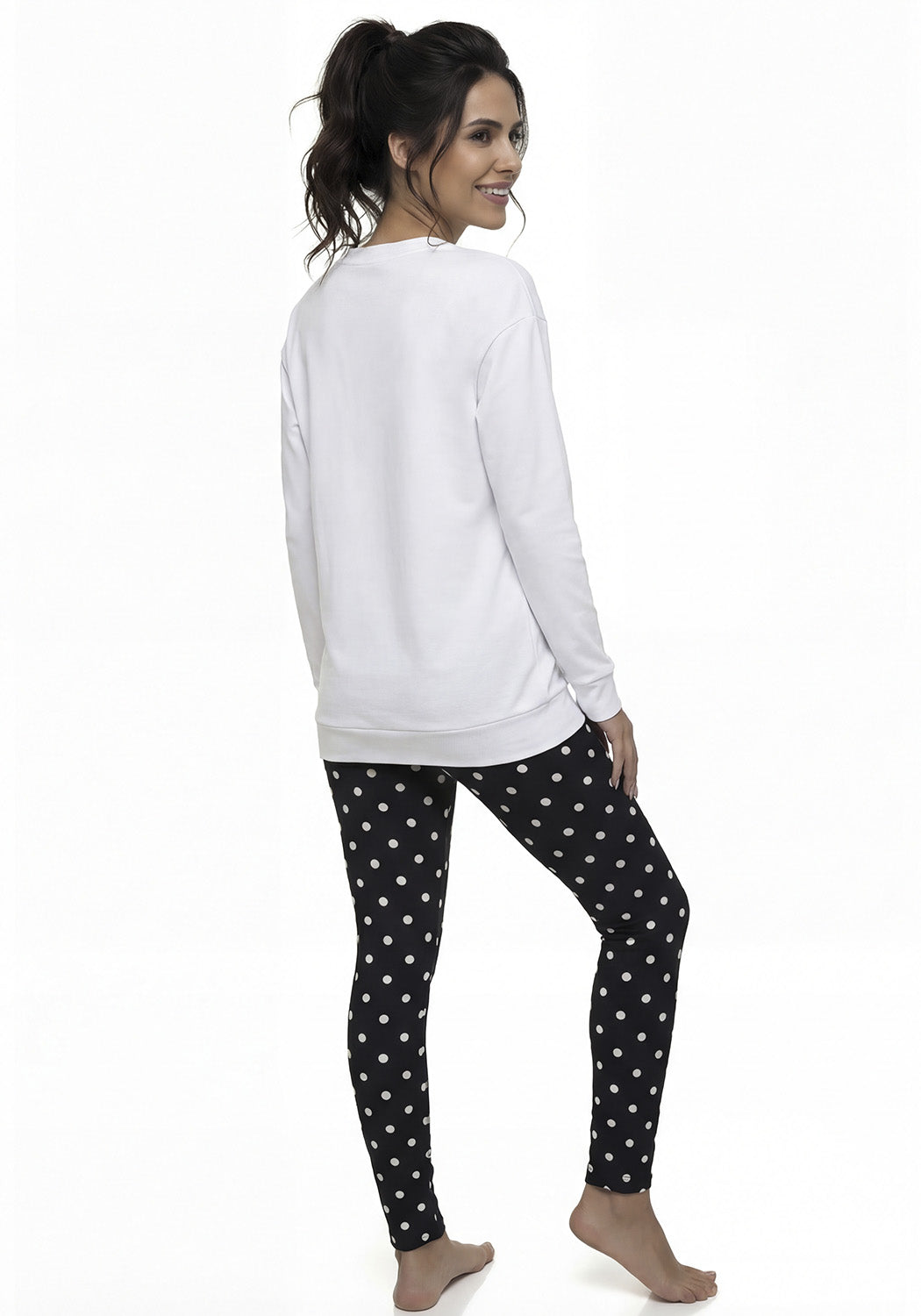 PIJAMA ALGODON BLANCO MUJER