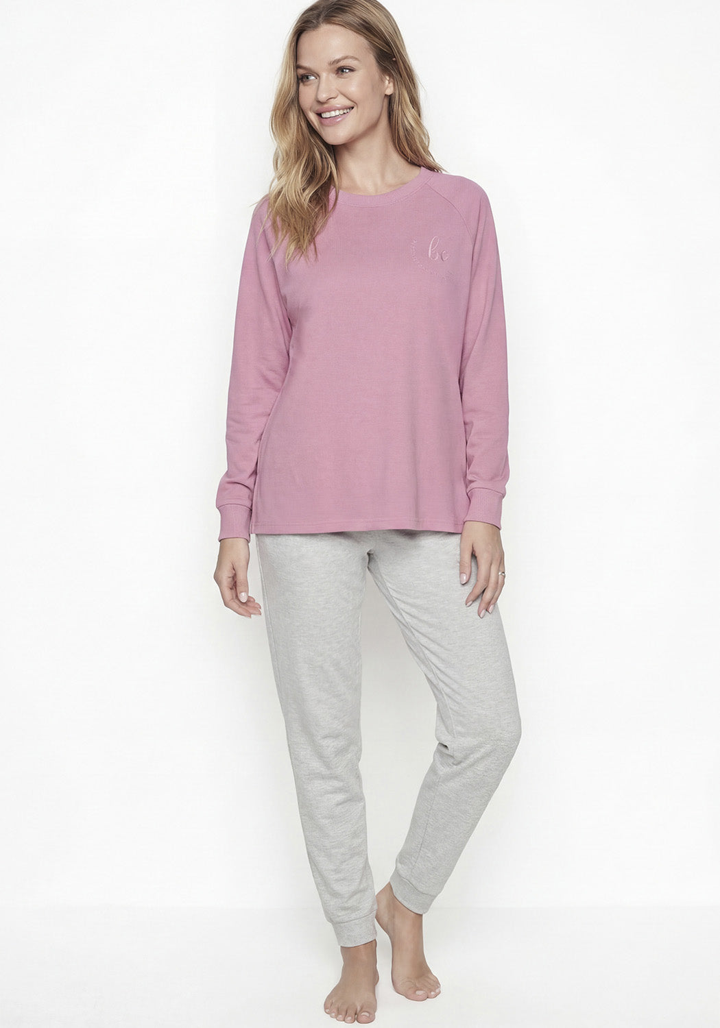 PIJAMA VISCOSA PIJAMAS LARGOS MORADO MUJER
