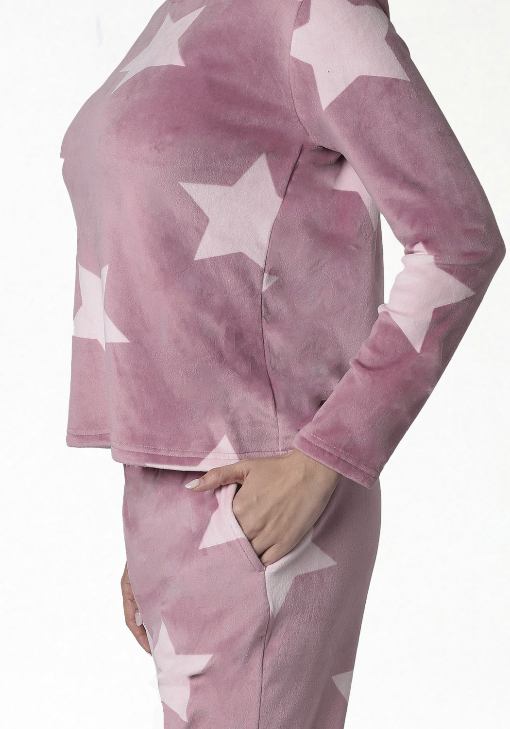 PIJAMA PLUSH ROSADO MUJER