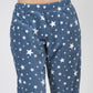PIJAMA POLAR ESMPADO AZUL MUJER
