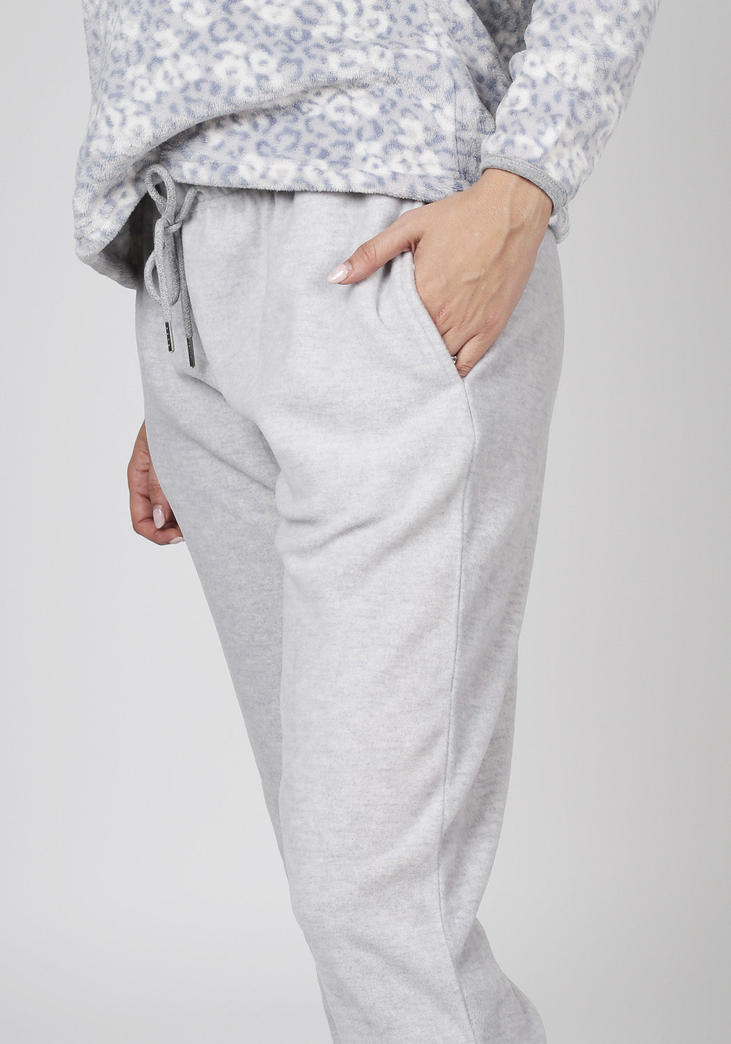 PIJAMA CORAL FLEECE AZUL MUJER