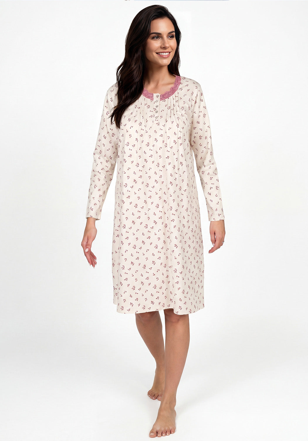CAMISA ALGODON MARFIL MUJER