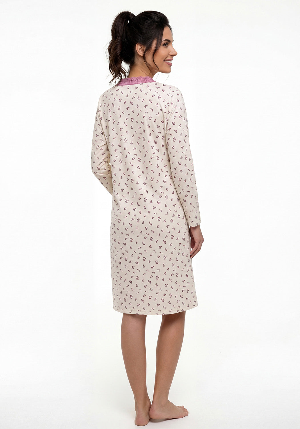 CAMISA ALGODON MARFIL MUJER