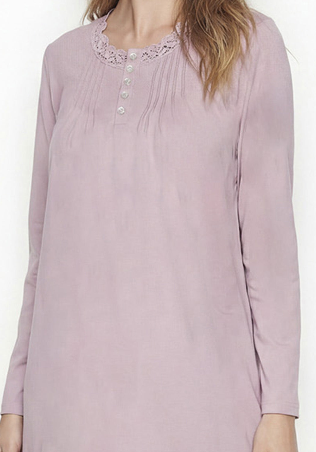 CAMISA ALGODON ROSADO MUJER