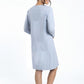 CAMISA ALGODON CELESTE MUJER