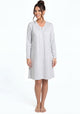 CAMISA ALGODON GRIS MUJER