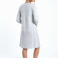 CAMISA ALGODON GRIS MUJER