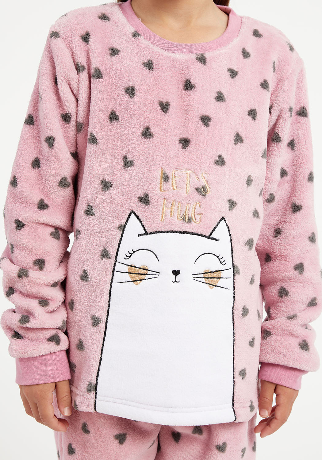 PIJAMA NIÑA CORAL FLEECE