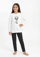 PIJAMA ALGODON BLANCO KIDS MUJER